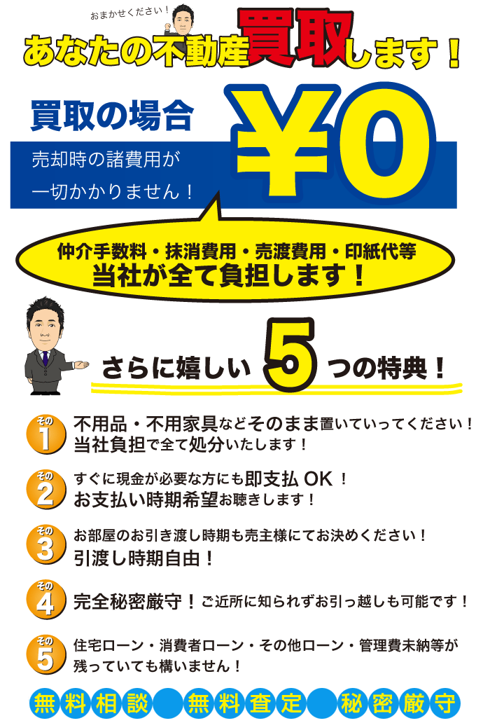 あなたの不動産買取します